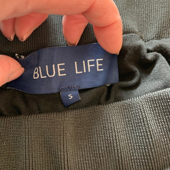 New Blue Life Twyla Sequin-Sliver Mini Skirt. S - Picture 2 of 6